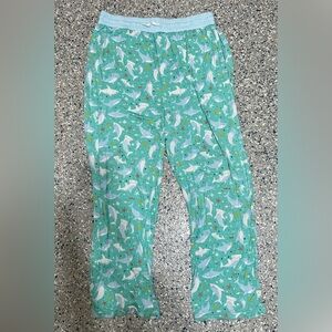 Little Sleepies Aqua Shark Pajama Bottoms